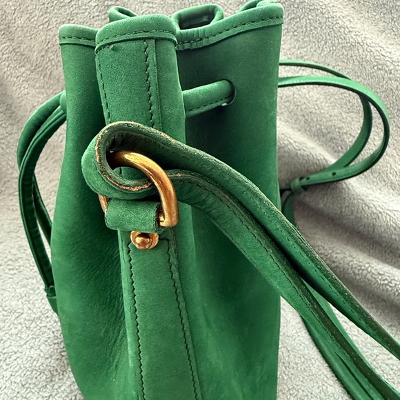 Dooney and Bourke Mini Nubuck Drawstring in Jade - Picture 8 of 12